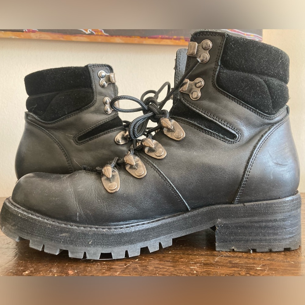 Topshop Combat Boots - 6.5.